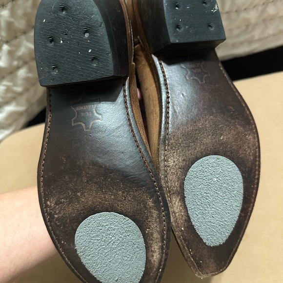 Brown Leather Cowboy Boots - Picture 6 of 6